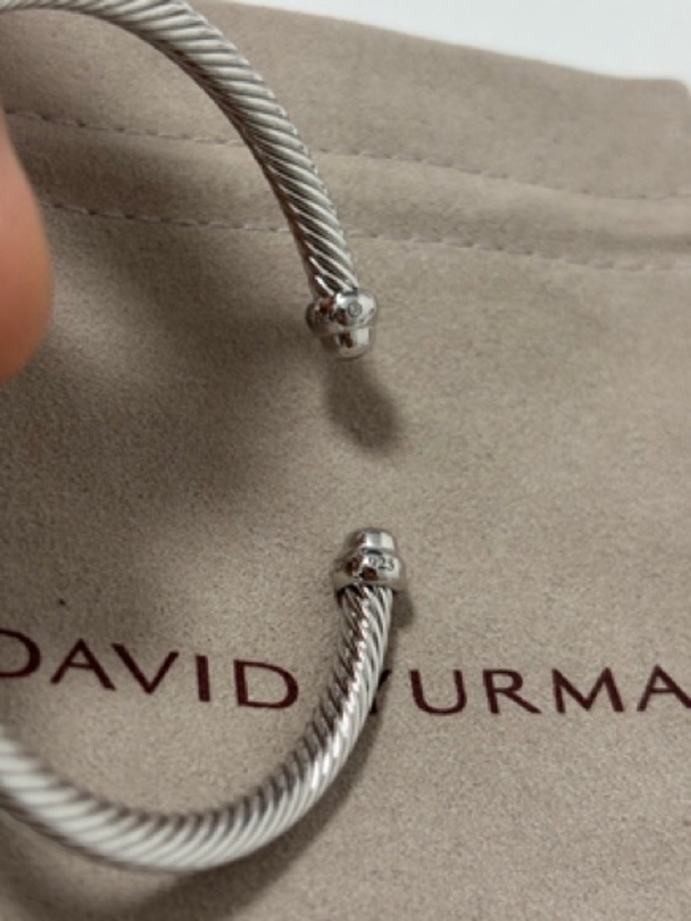 🌷David Yurman 🌷4mm round Head bracelet - Picture 4 of 6